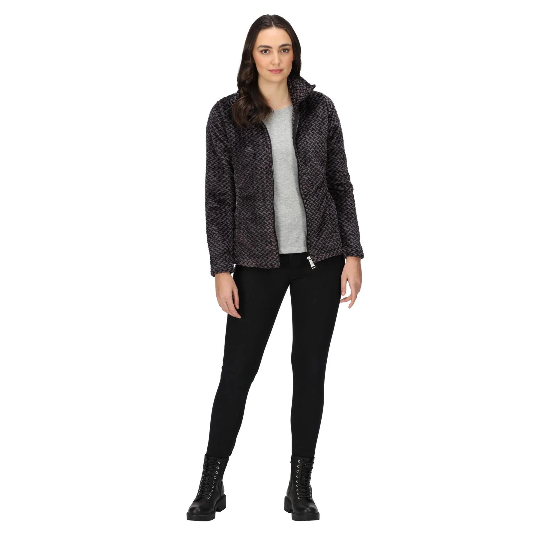 Regatta Womens Heloise Mock Neck Full Zip Fleece Jacket Coat - Image 46