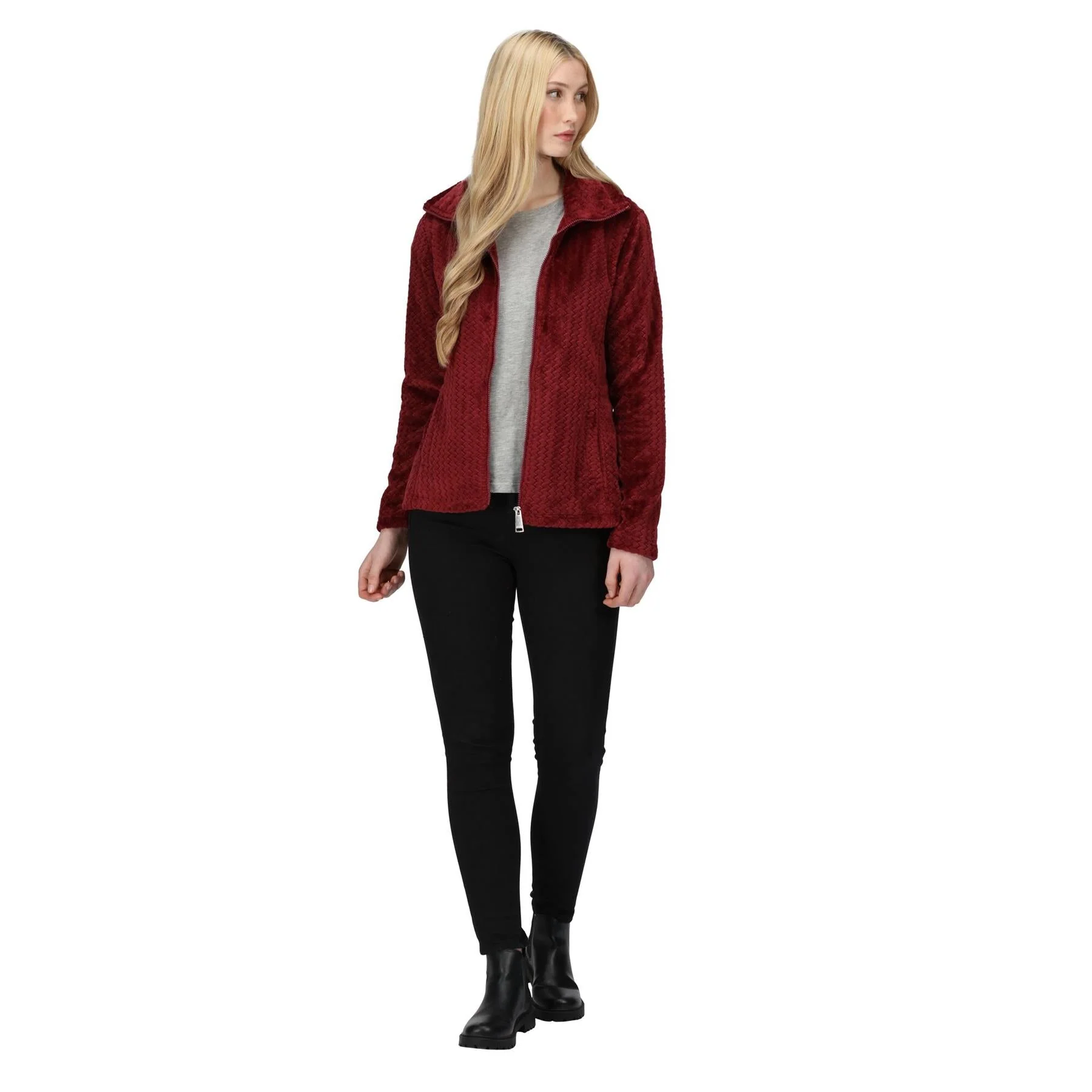 Regatta Womens Heloise Mock Neck Full Zip Fleece Jacket Coat - Image 5