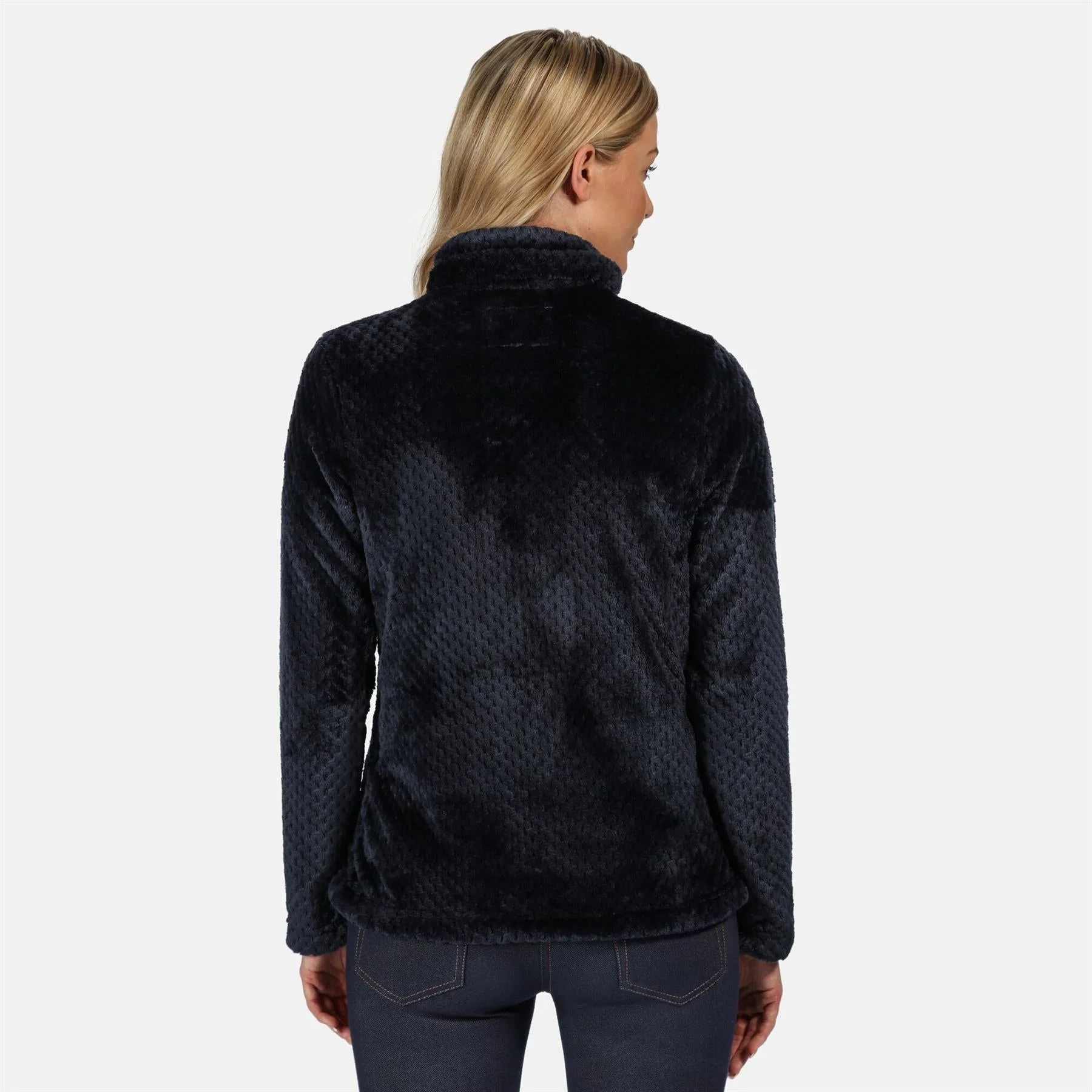 Regatta Womens Hermilla Full Zip Velour Fluffy Fleece Sweater Jacket - Image 10