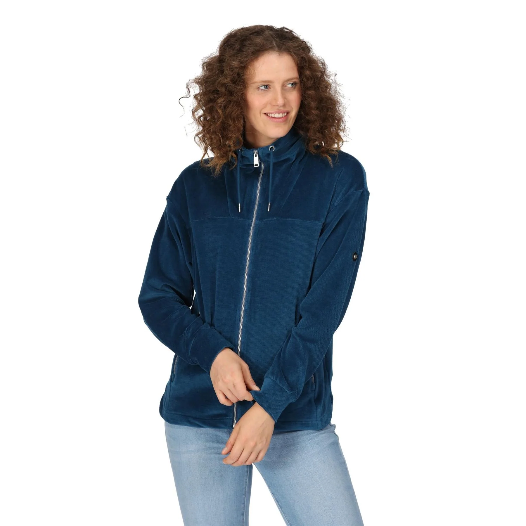 Regatta Womens Jessalyn Full Zip Velour Fleece Jacket - Image 3