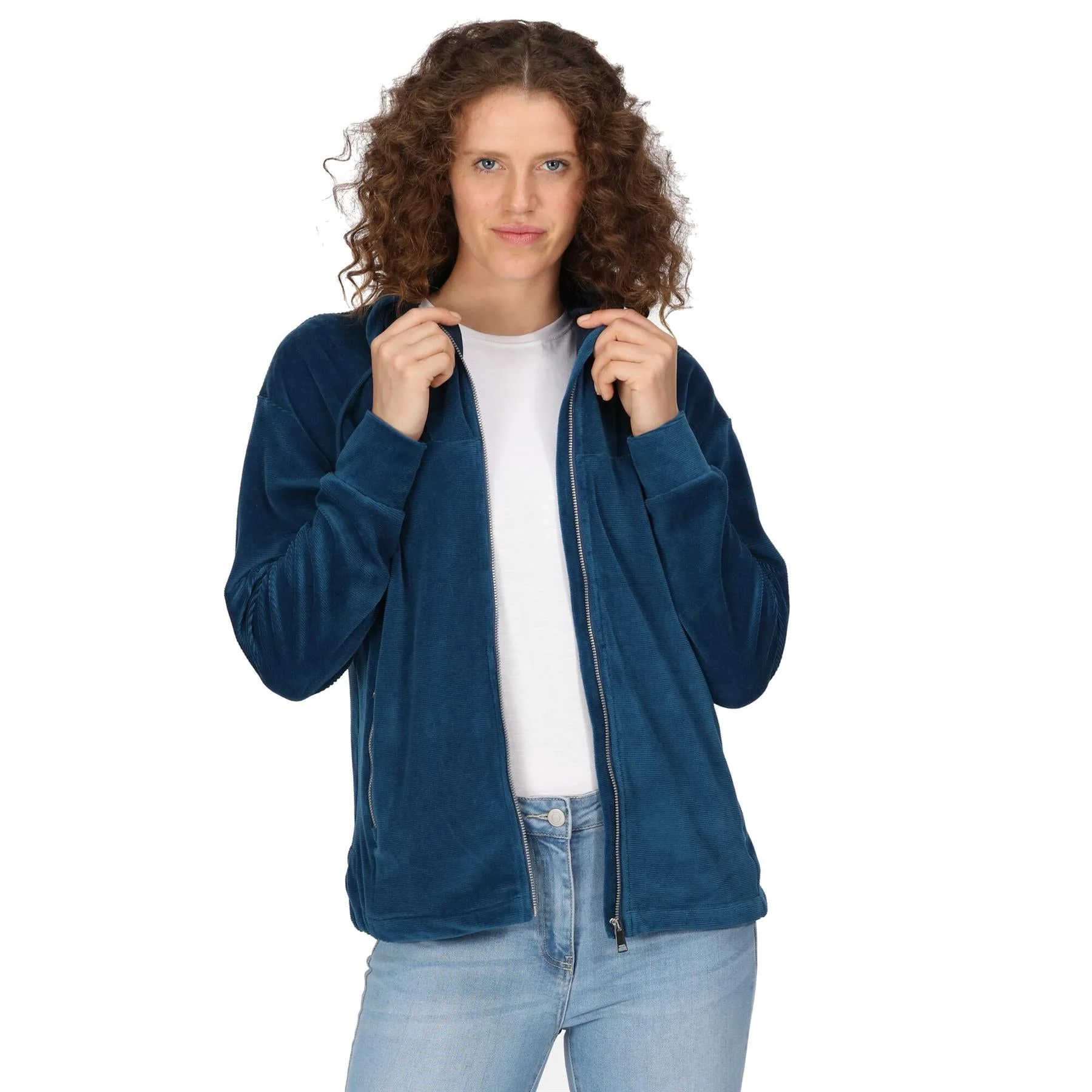 Regatta Womens Jessalyn Full Zip Velour Fleece Jacket - Image 8