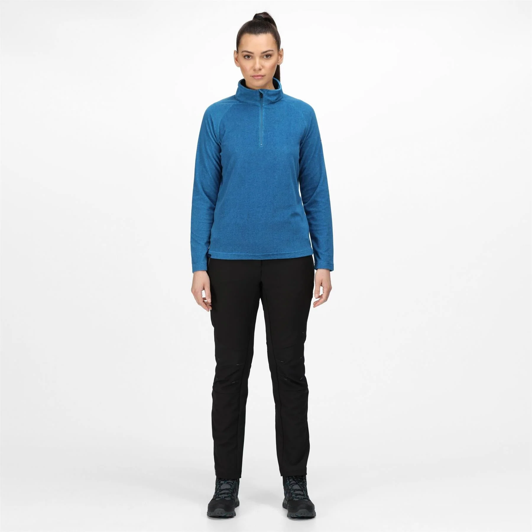 Regatta Womens Pimlo Half Zip Velour Fleece Sweater Pullover Jumper - Image 14