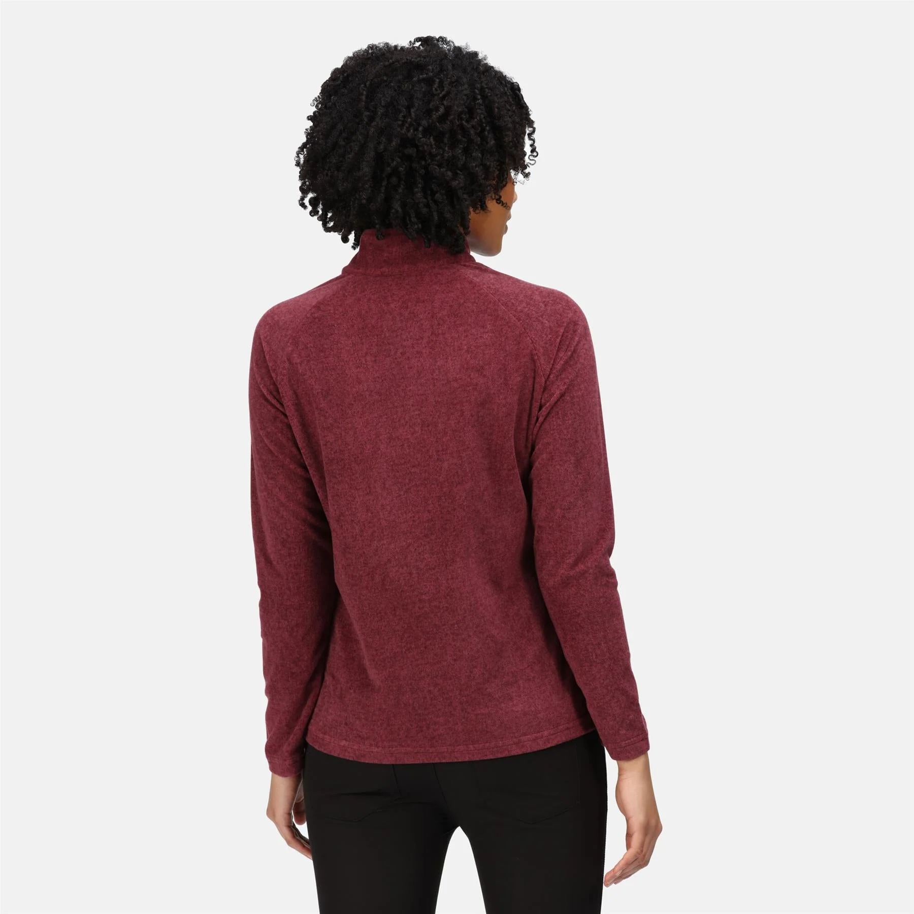 Regatta Womens Pimlo Half Zip Velour Fleece Sweater Pullover Jumper - Image 16