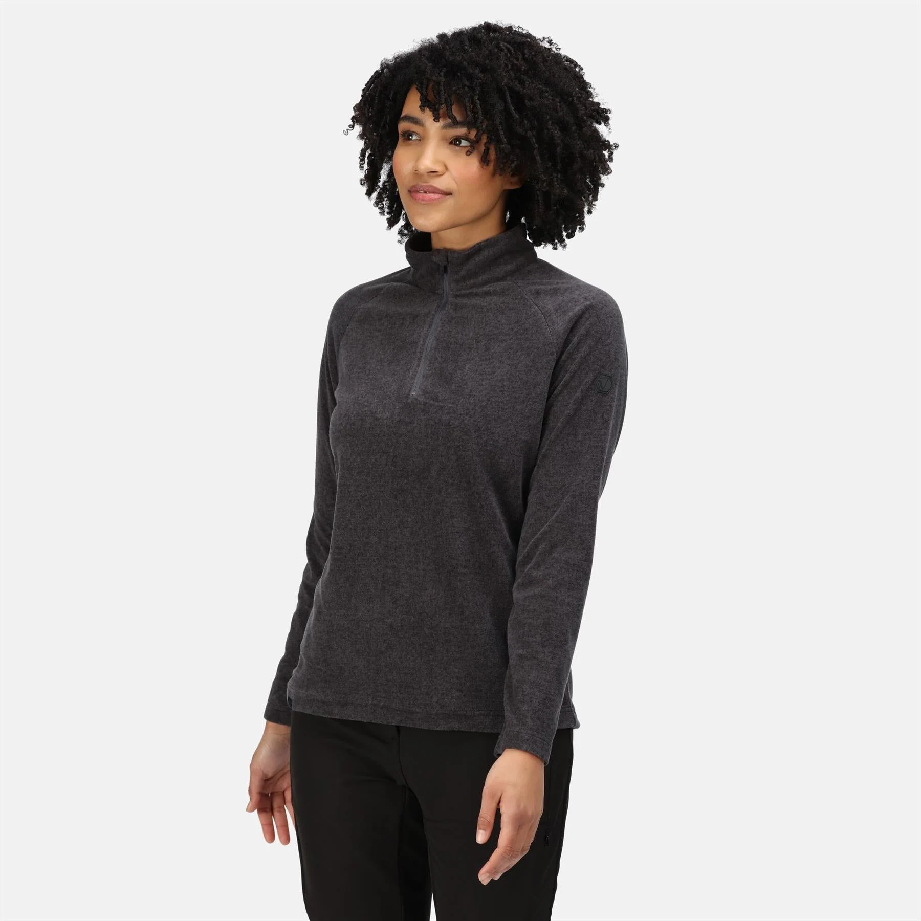 Regatta Womens Pimlo Half Zip Velour Fleece Sweater Pullover Jumper - Image 8