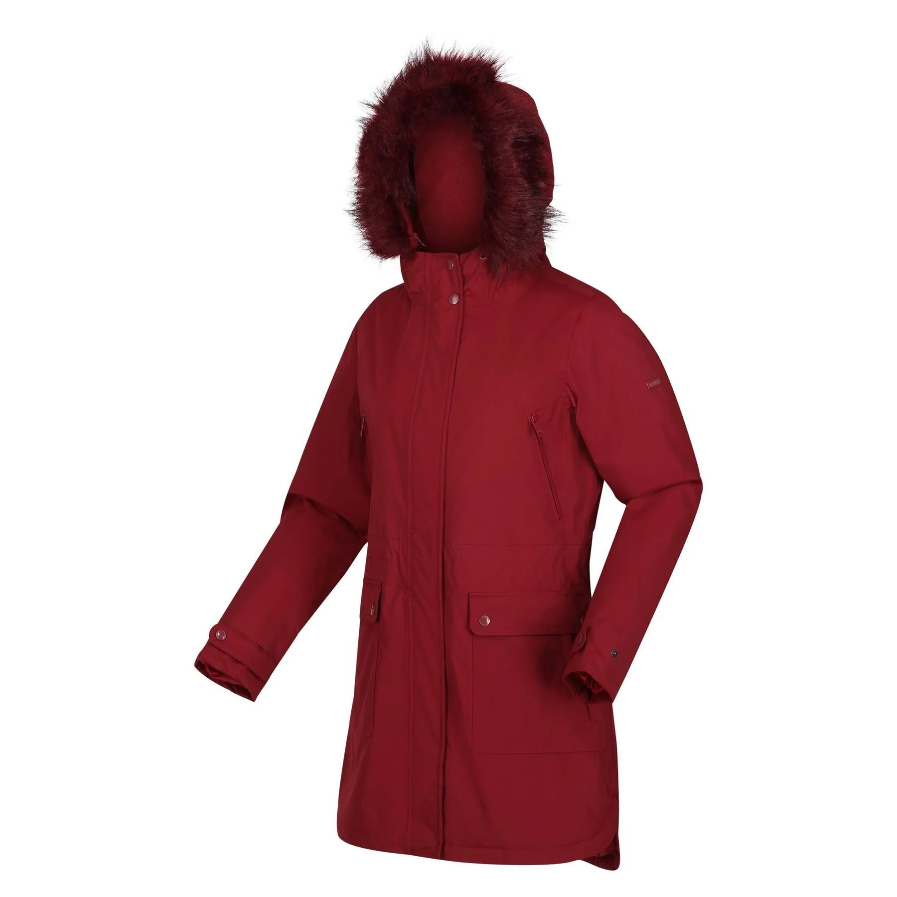 Regatta Womens Sabinka Fur Trim Waterproof Insulated Parka Coat - Image 15