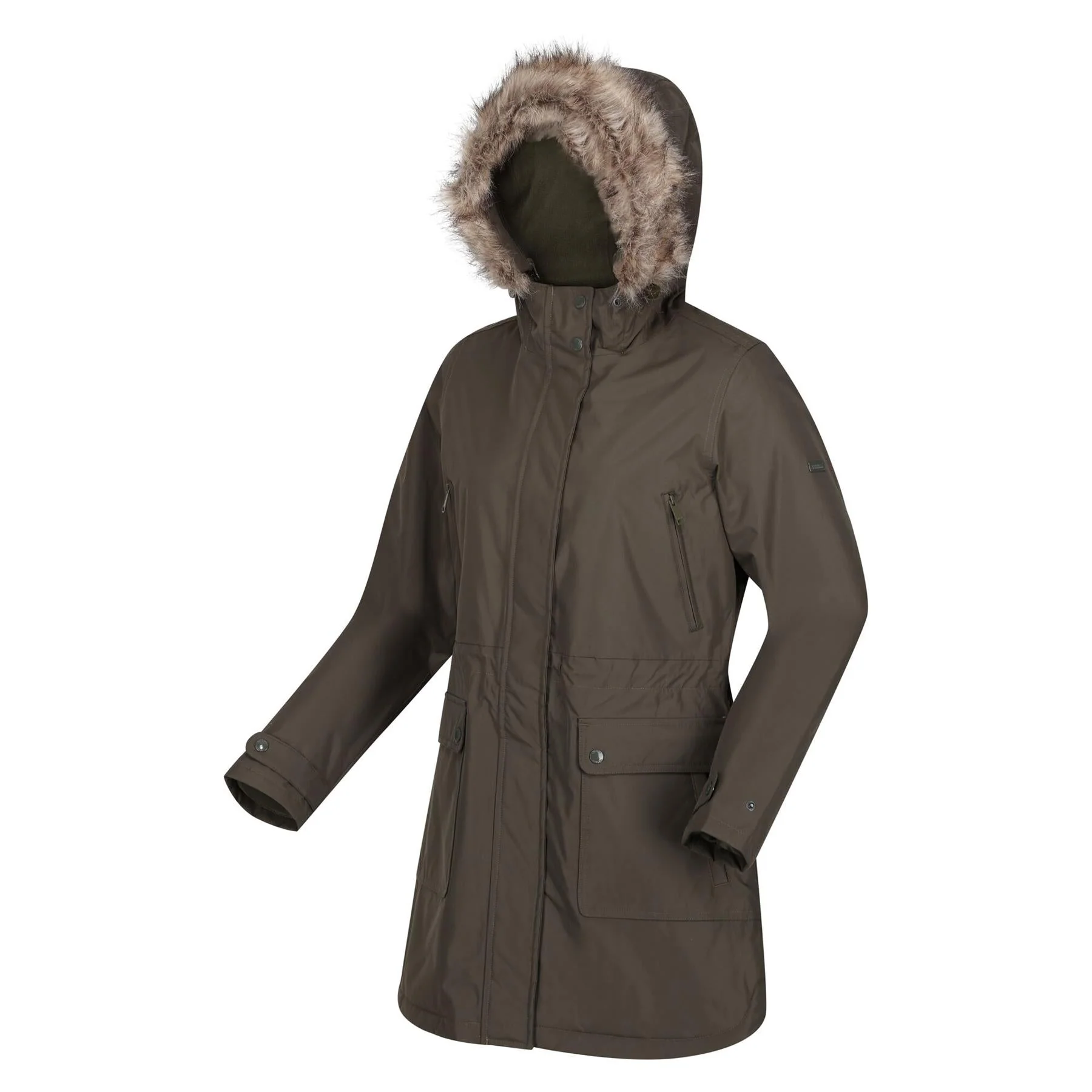Regatta Womens Sabinka Fur Trim Waterproof Insulated Parka Coat - Image 32
