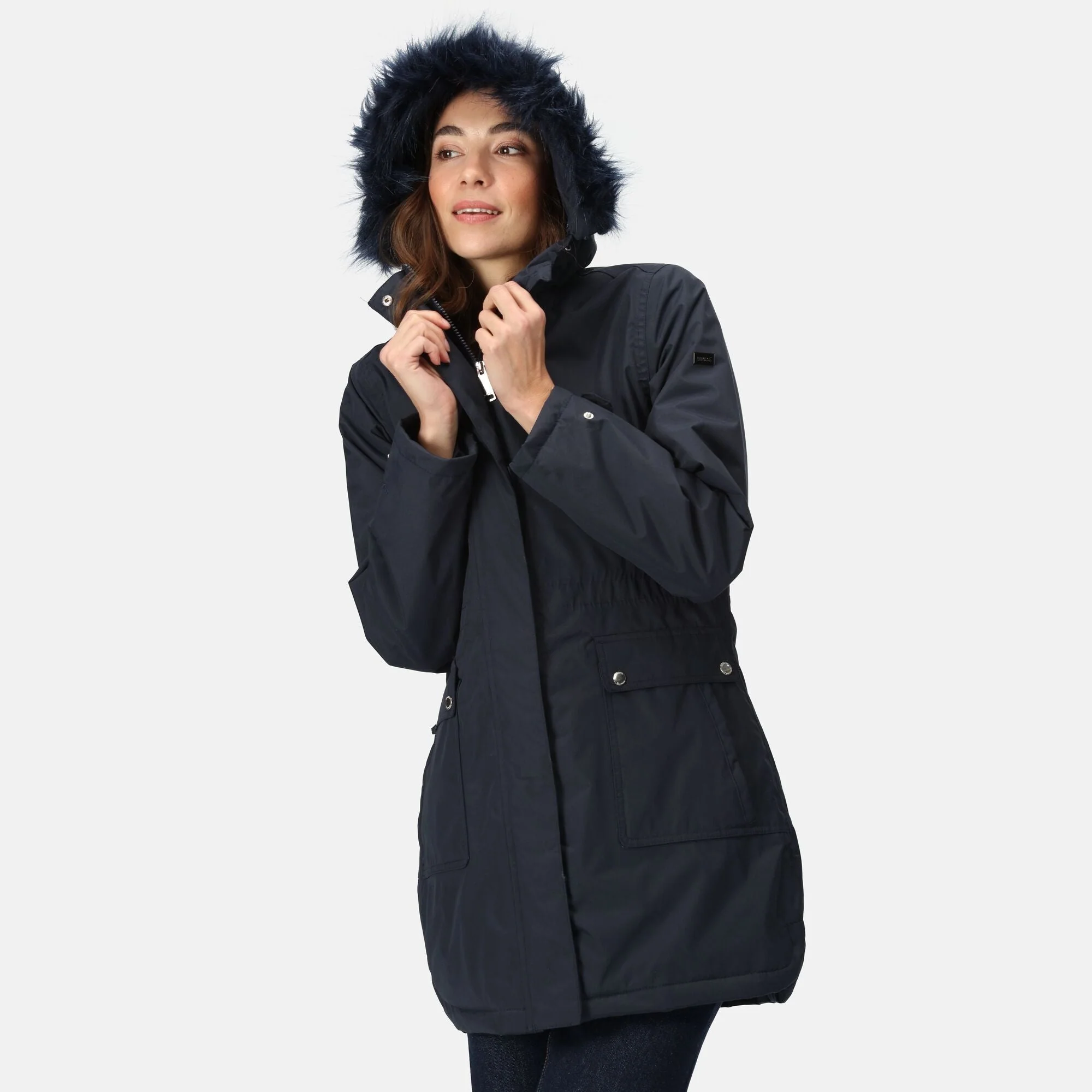 Regatta Womens Sabinka Fur Trim Waterproof Insulated Parka Coat - Image 46
