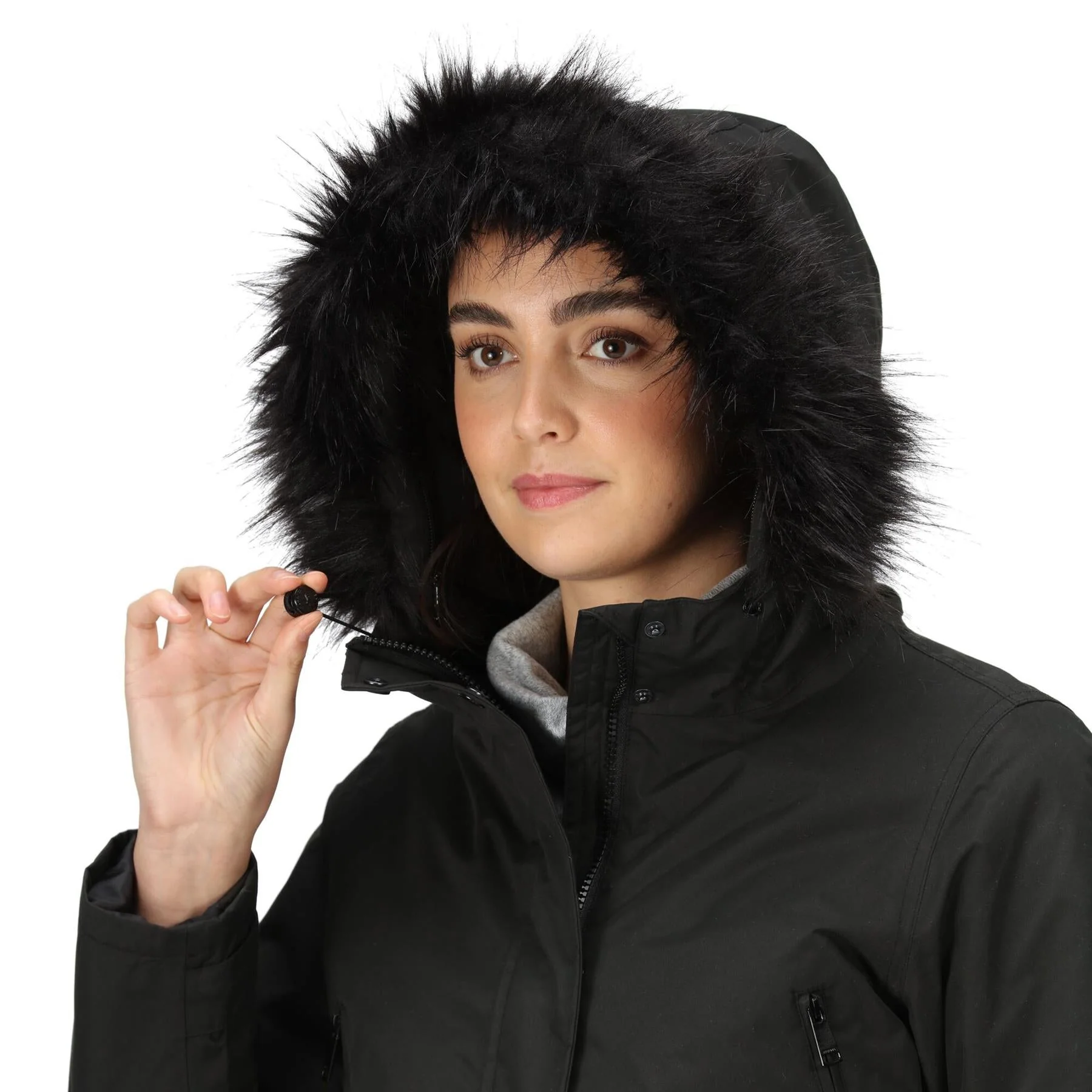 Regatta Womens Sabinka Fur Trim Waterproof Insulated Parka Coat - Image 8