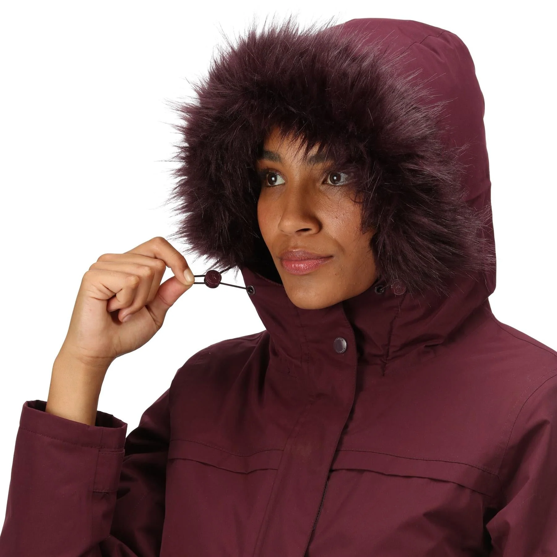 Regatta Womens Serleena II Waterproof Insulated Fur Trim Hooded Parka Jacket - Image 19