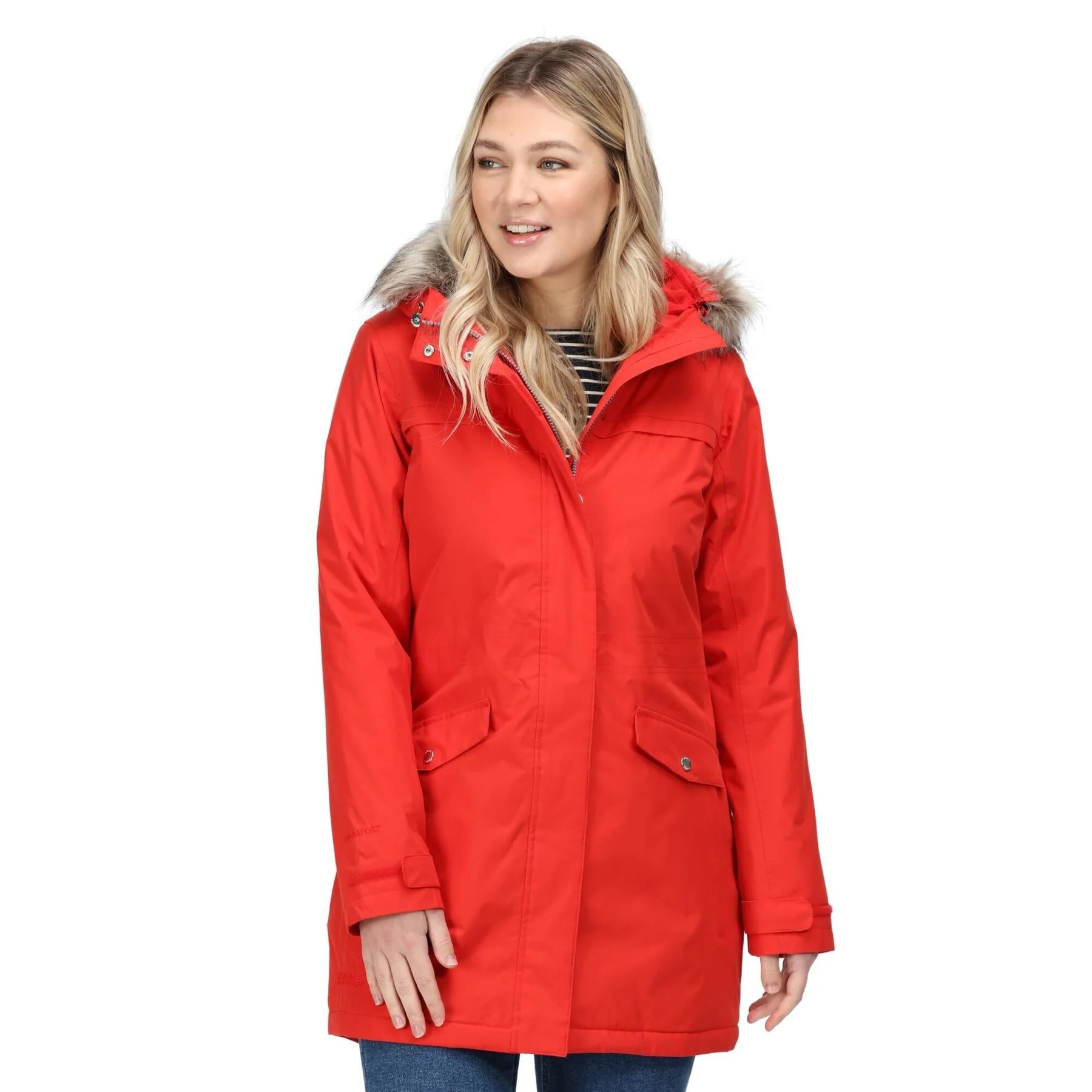 Regatta Womens Serleena II Waterproof Insulated Fur Trim Hooded Parka Jacket - Image 24