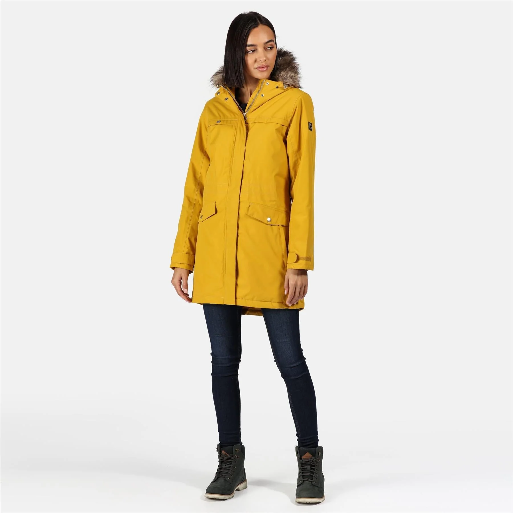 Regatta Womens Serleena II Waterproof Insulated Fur Trim Hooded Parka Jacket - Image 29