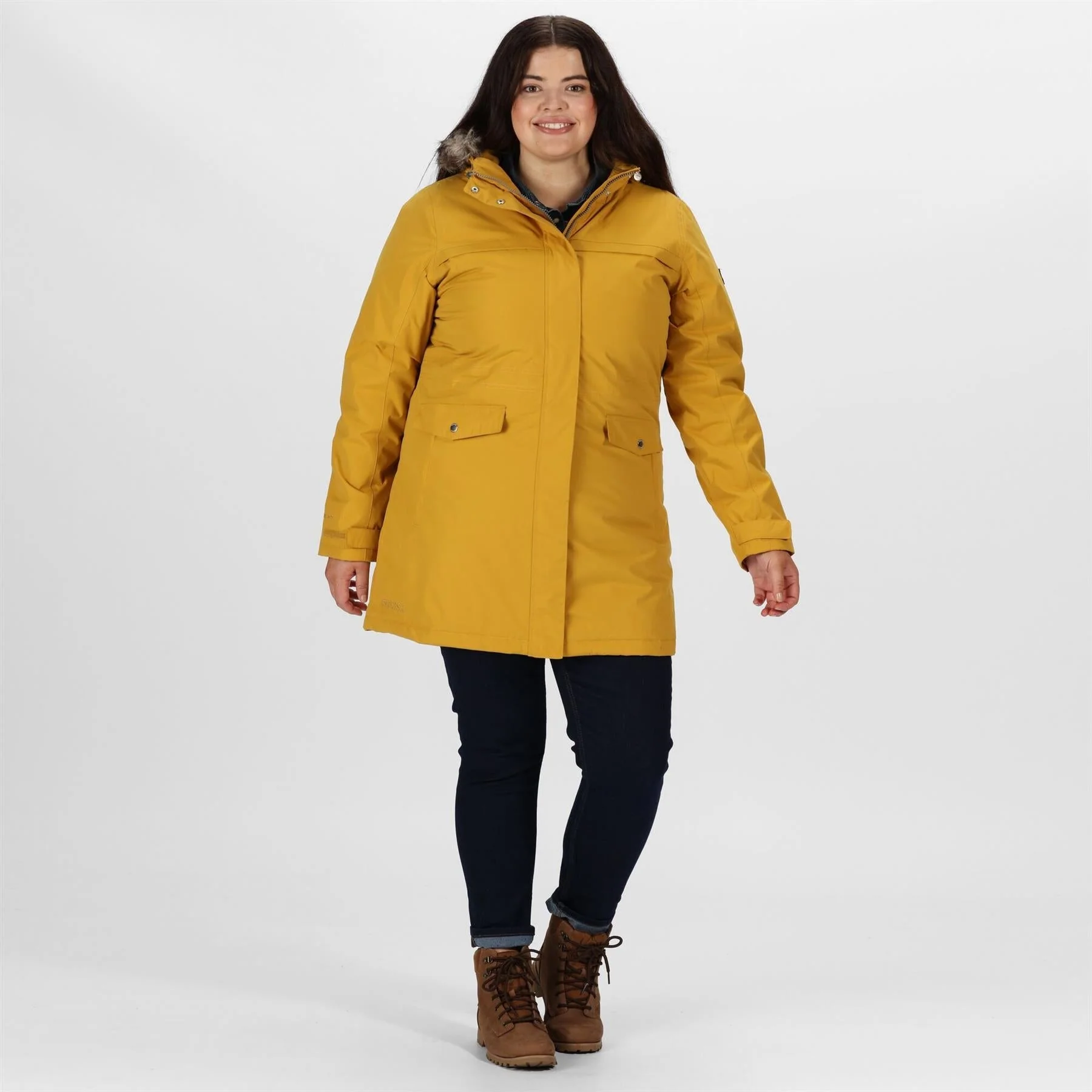 Regatta Womens Serleena II Waterproof Insulated Fur Trim Hooded Parka Jacket - Image 3