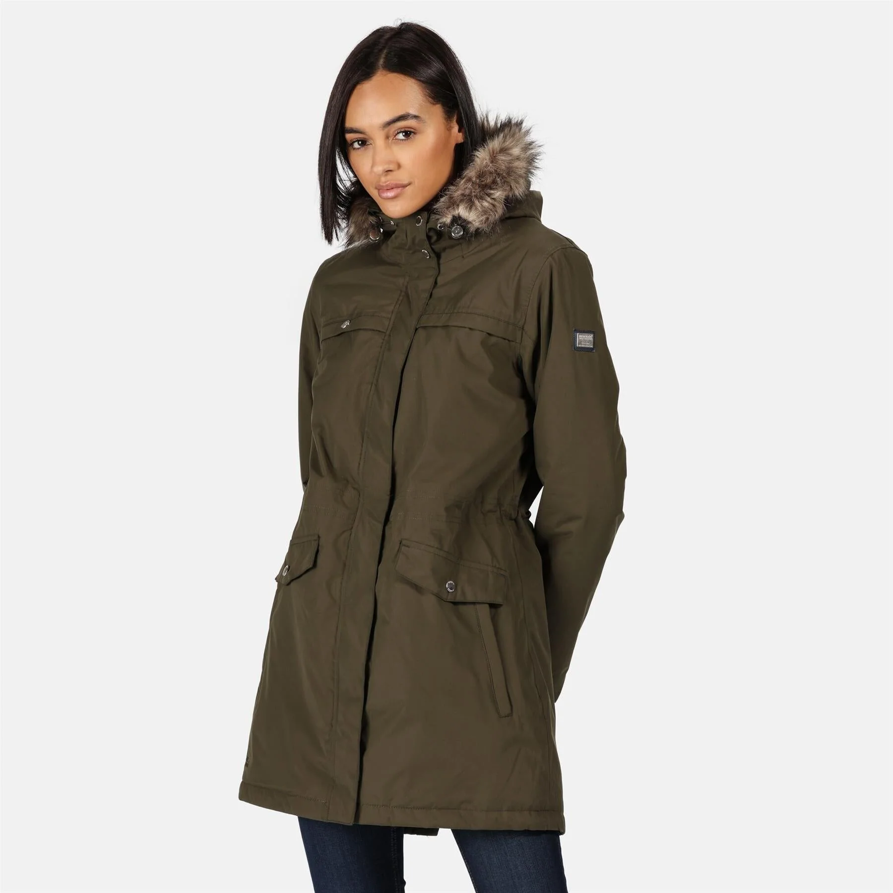 Regatta Womens Serleena II Waterproof Insulated Fur Trim Hooded Parka Jacket - Image 31