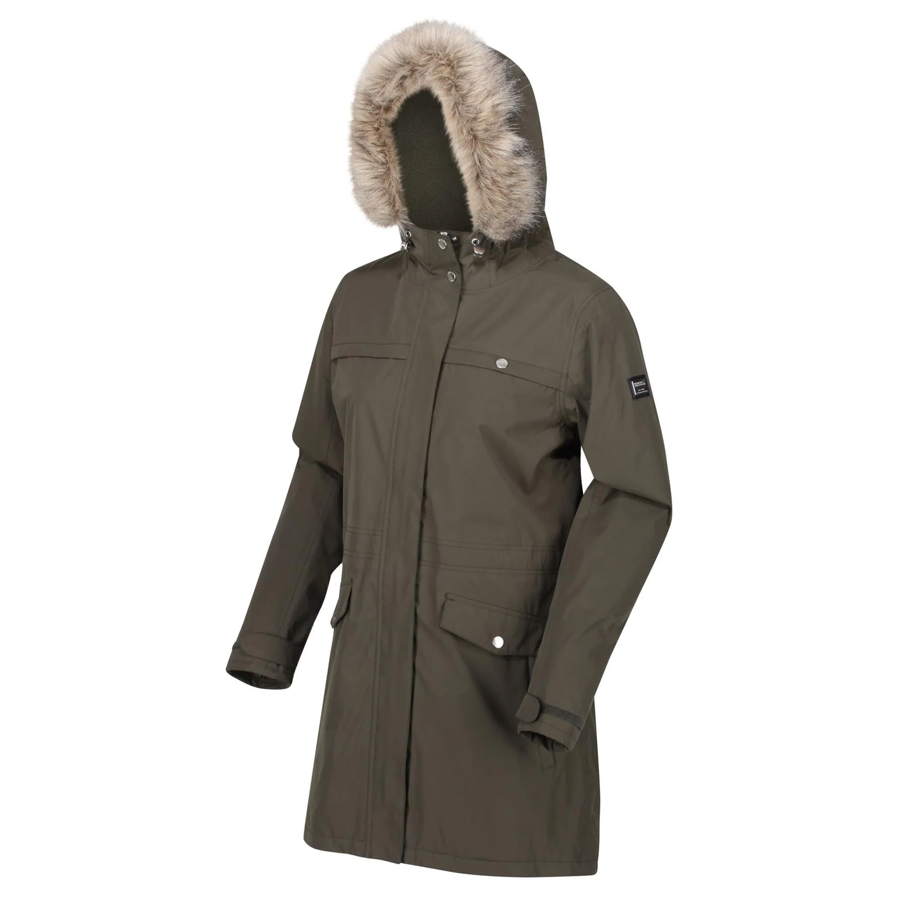 Regatta Womens Serleena II Waterproof Insulated Fur Trim Hooded Parka Jacket - Image 37