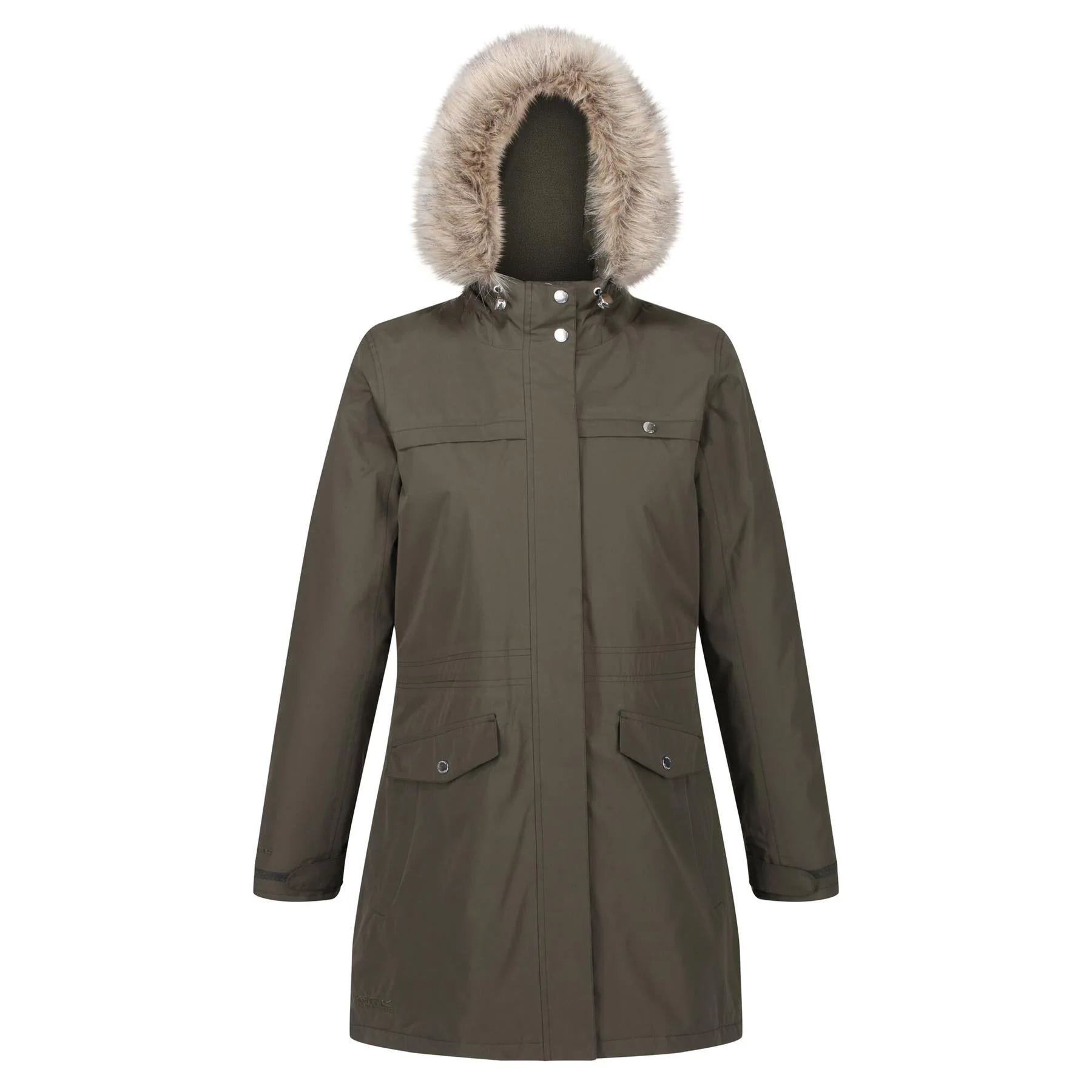 Regatta Womens Serleena II Waterproof Insulated Fur Trim Hooded Parka Jacket - Image 39