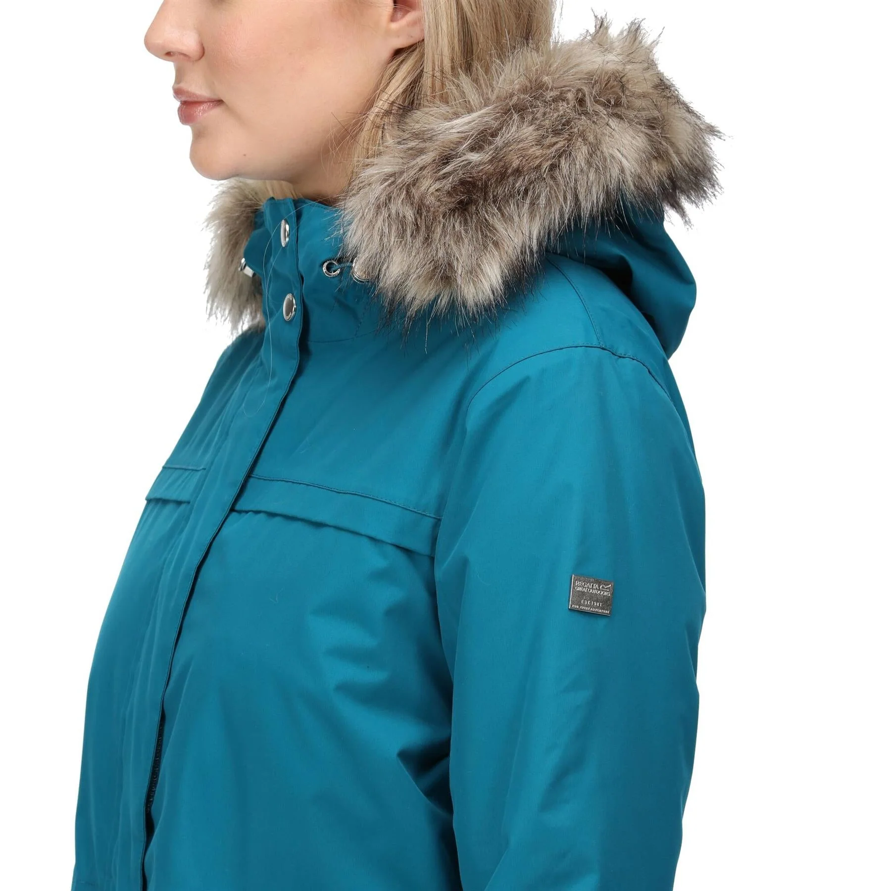 Regatta Womens Serleena II Waterproof Insulated Fur Trim Hooded Parka Jacket - Image 42