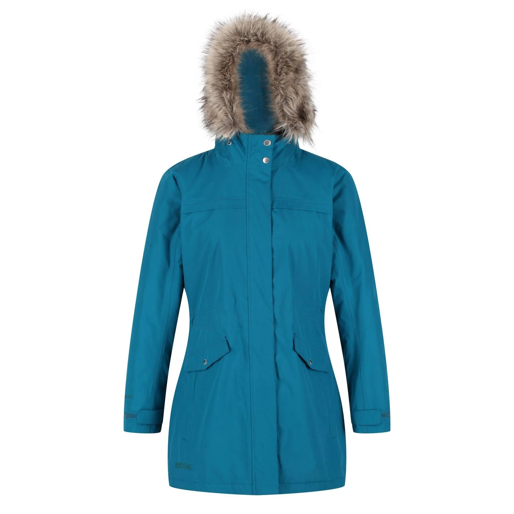 Regatta Womens Serleena II Waterproof Insulated Fur Trim Hooded Parka Jacket - Image 45