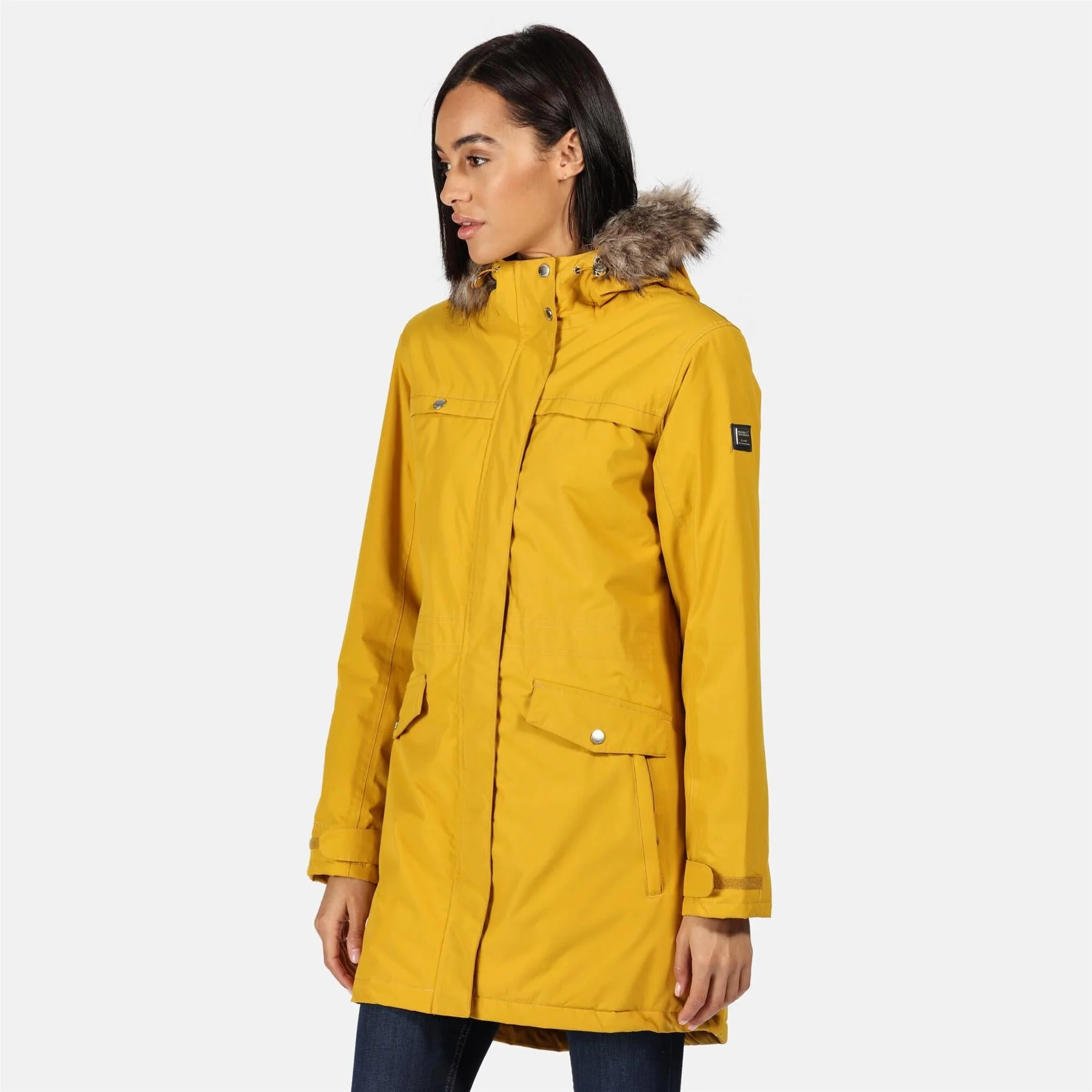 Regatta Womens Serleena II Waterproof Insulated Fur Trim Hooded Parka Jacket - Image 55