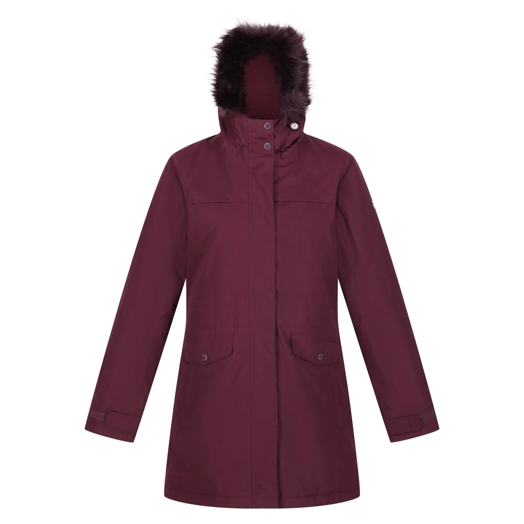 Regatta Womens Serleena II Waterproof Insulated Fur Trim Hooded Parka Jacket - Image 65