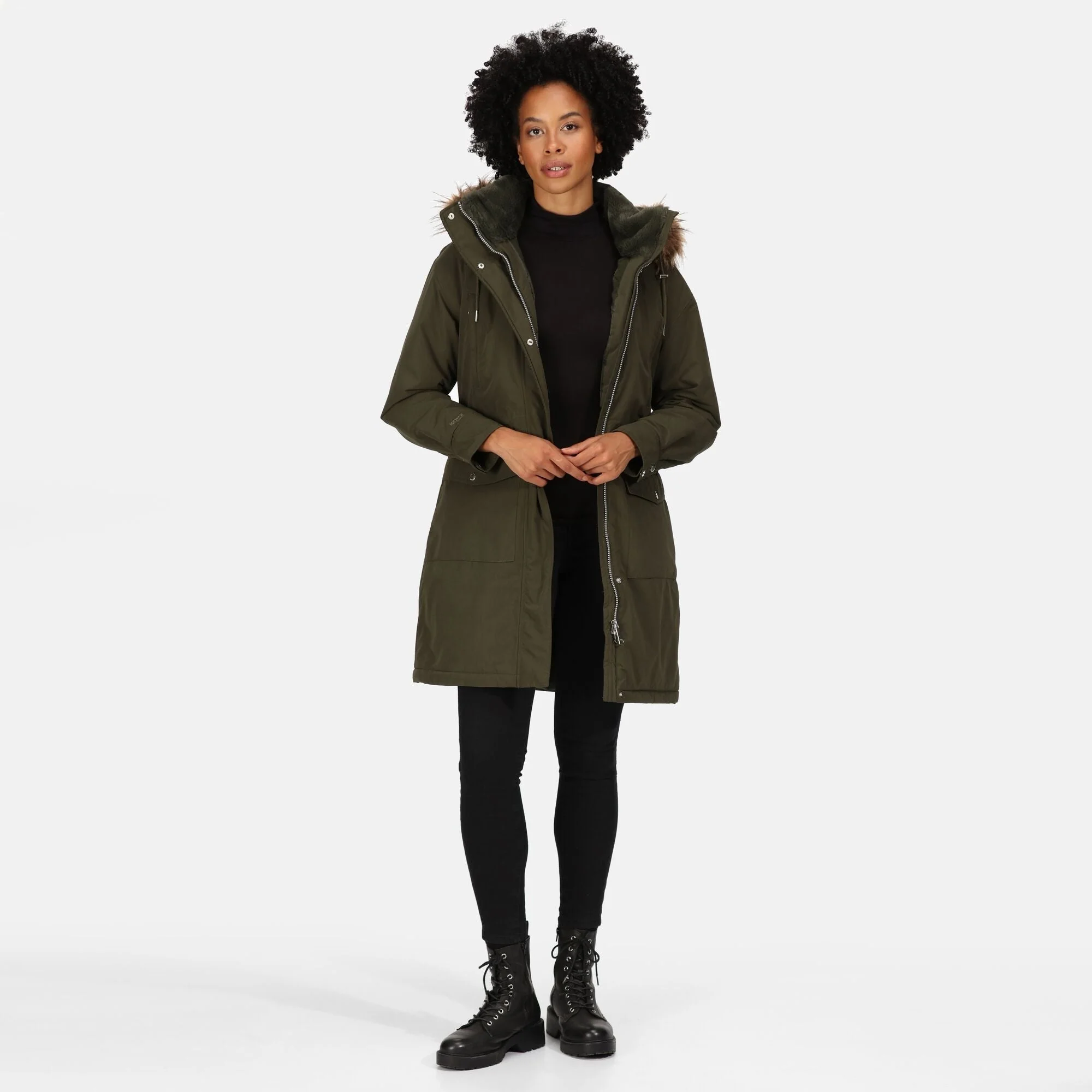 Regatta Women's Shiloh Fur Trim Parka Jacket - Image 3