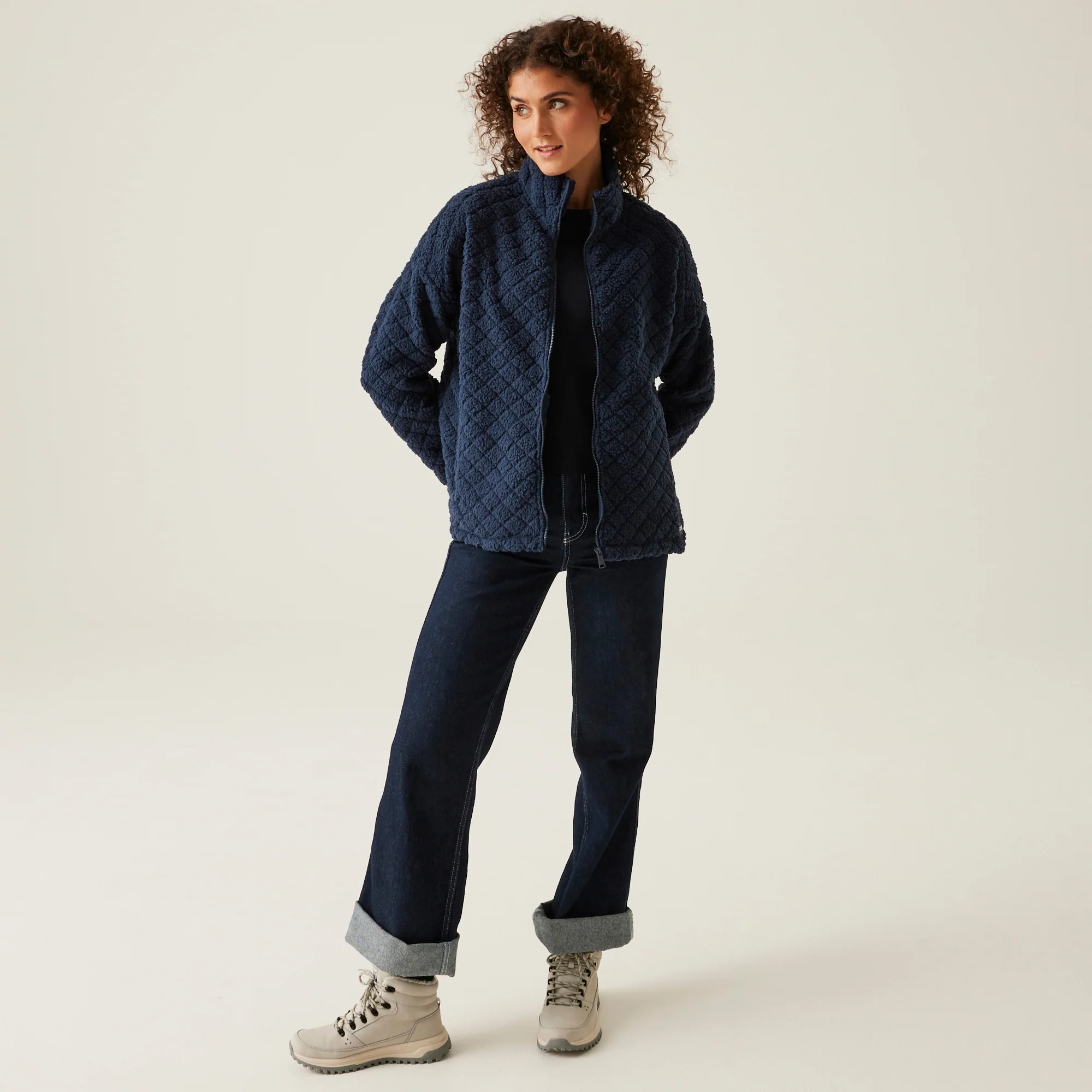 Regatta WomensWomen's Apphia Full Zip Fluffy Fleece - Image 5