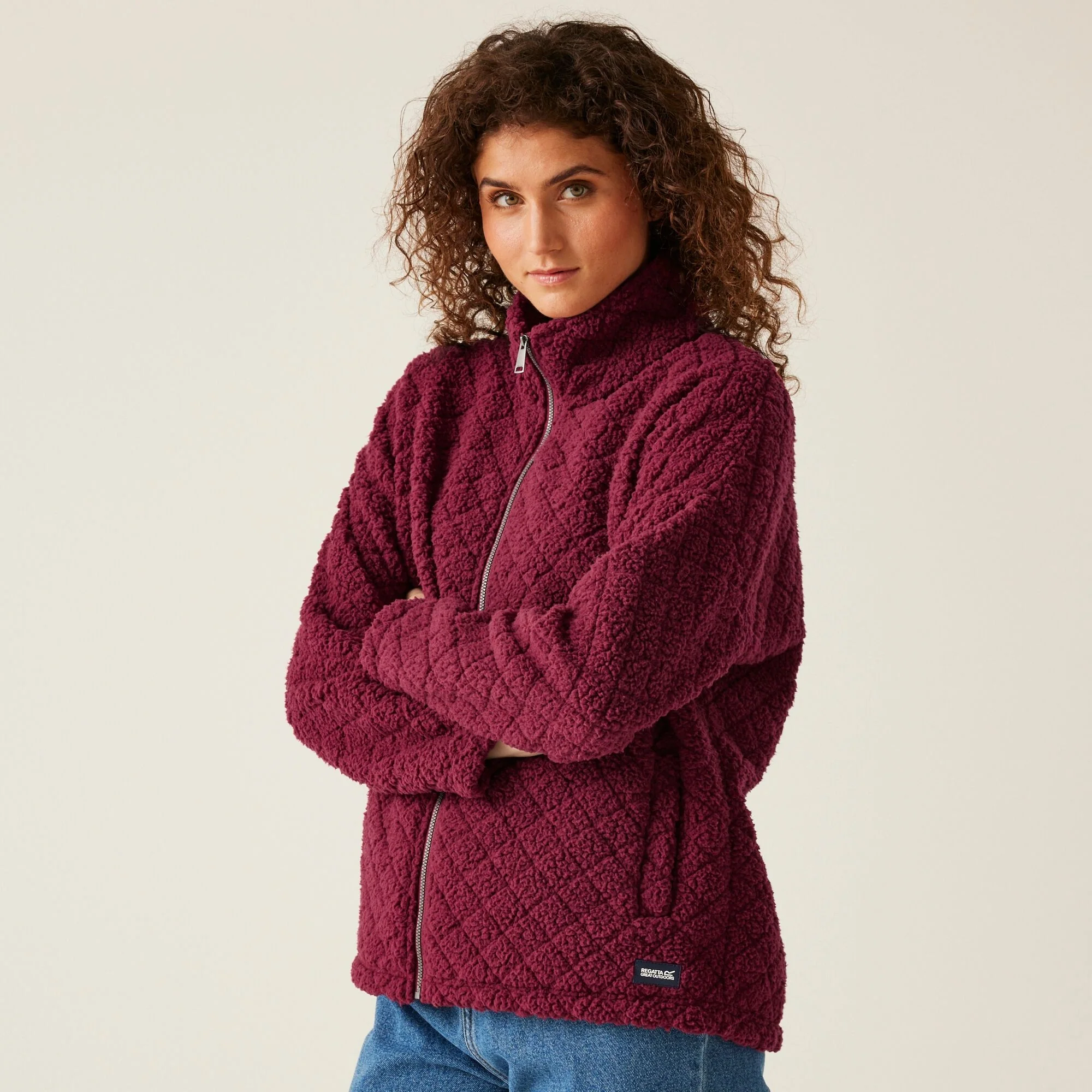 Regatta WomensWomen's Apphia Full Zip Fluffy Fleece - Image 8