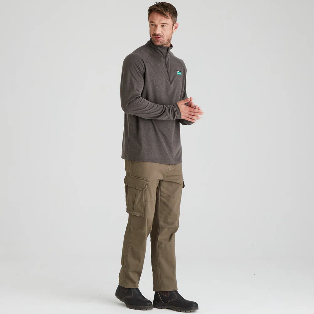 Ridgeline Men's Baseline Pull-on Zip Top