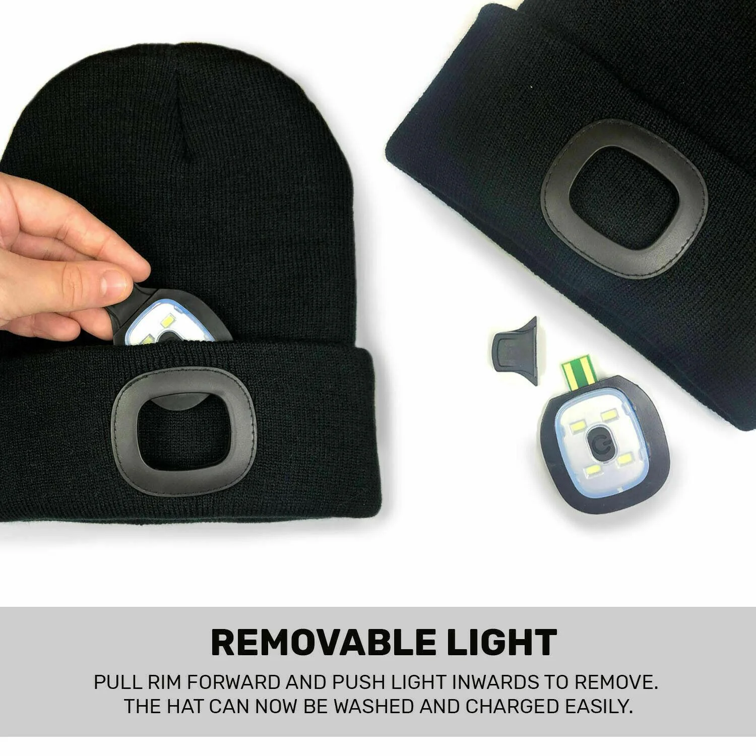 Rock Jock LED Camping Battery Rechargeable USB Head Torch - Image 4
