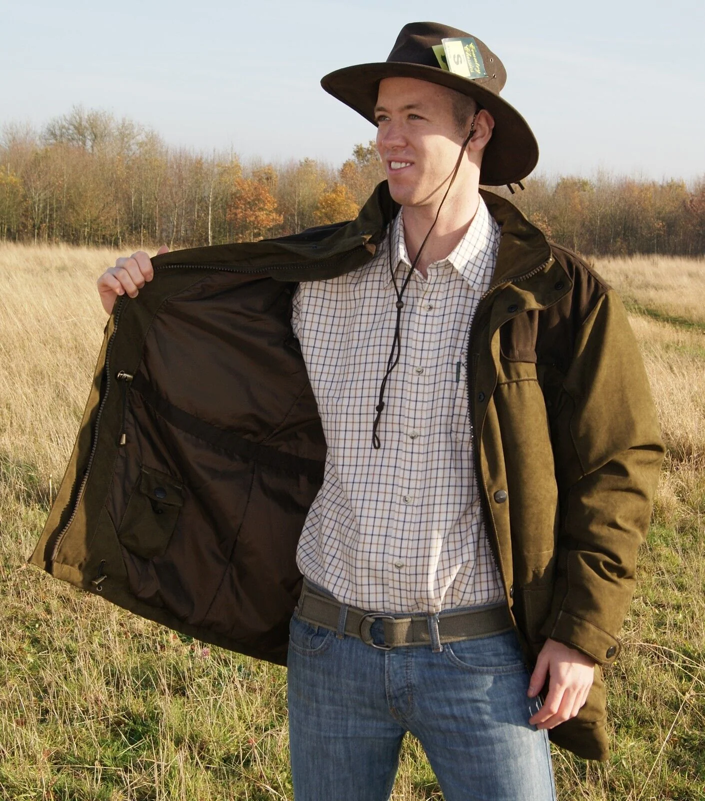 Sherwood Forest Kensington Mens Waterproof Shooting Jacket - Image 4