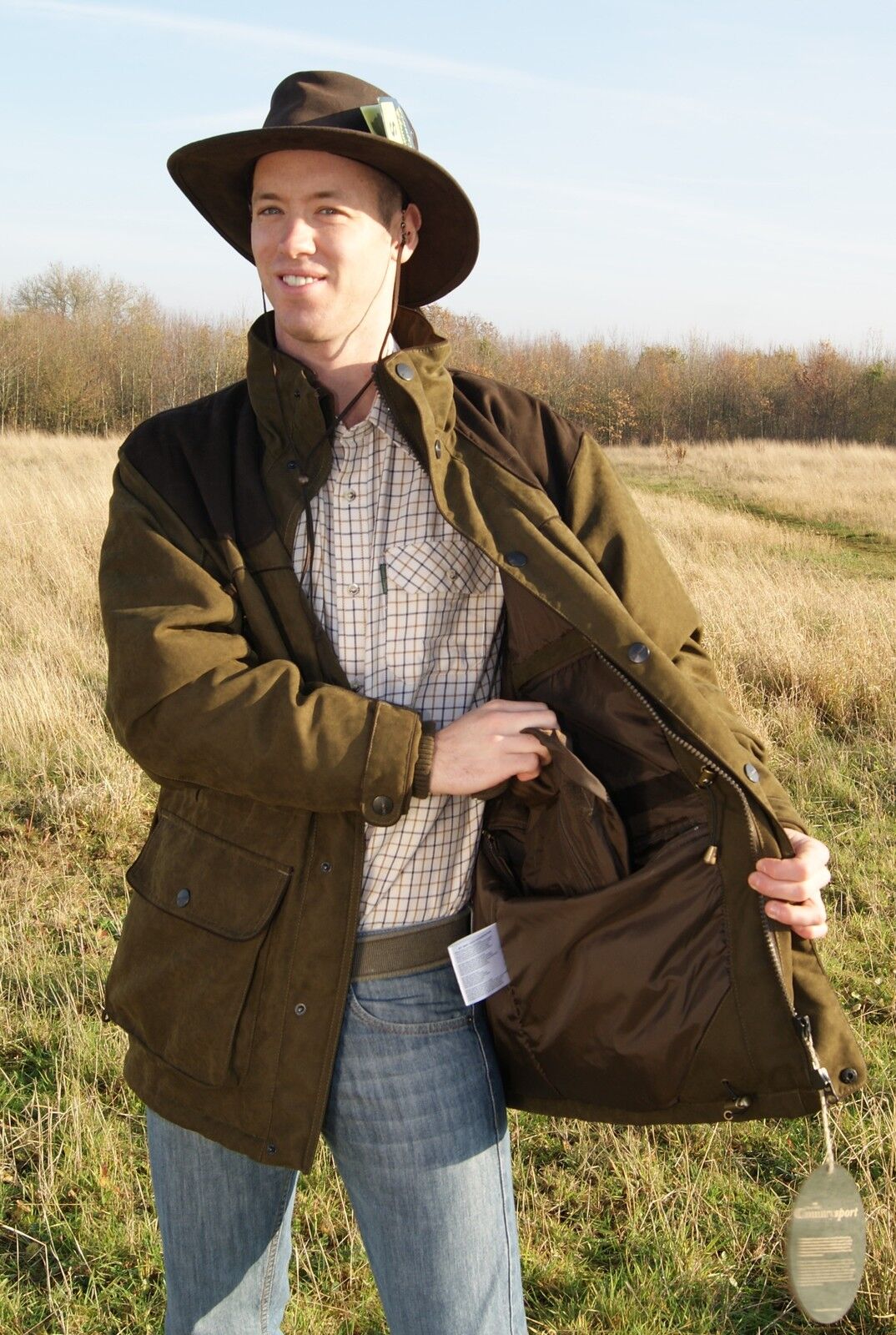 Sherwood Forest Kensington Mens Waterproof Shooting Jacket - Image 5