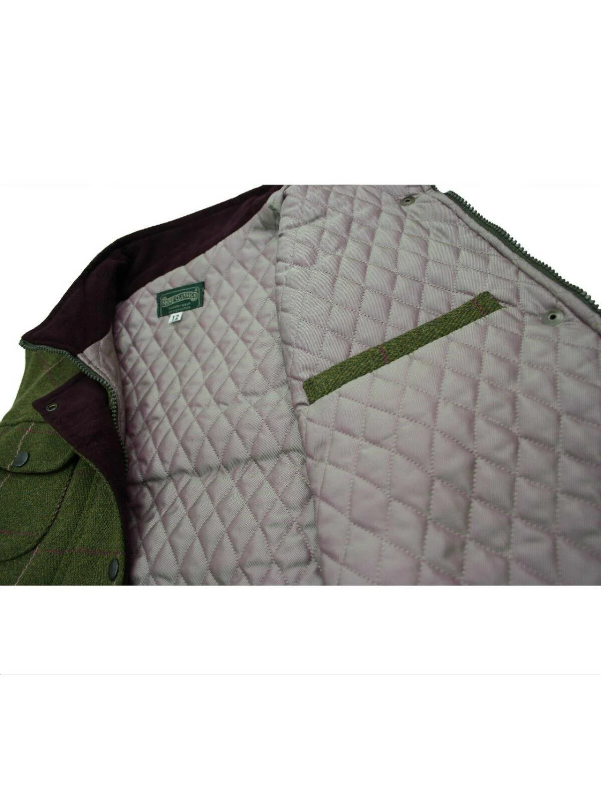 Shire Classics Womens Windsor Country Fitted Tweed Waistcoat Gilet Pink Check - Image 3