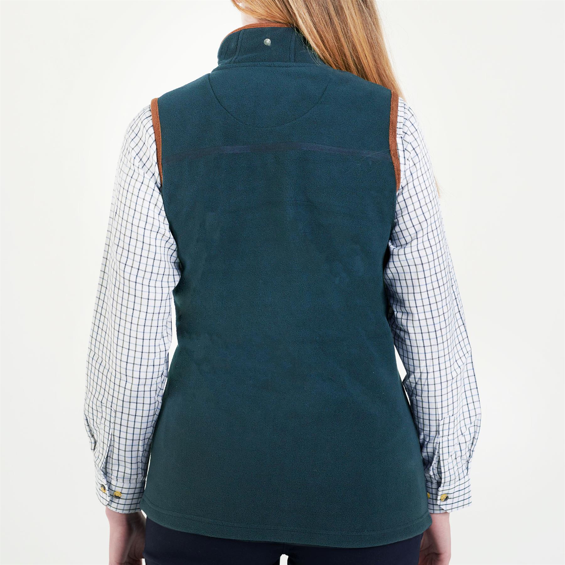 Hazy Blue Womens Sofia Full Zip Fleece Bodywarmer - Image 11