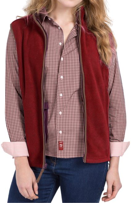 Hazy Blue Womens Sofia Full Zip Fleece Bodywarmer - Image 13
