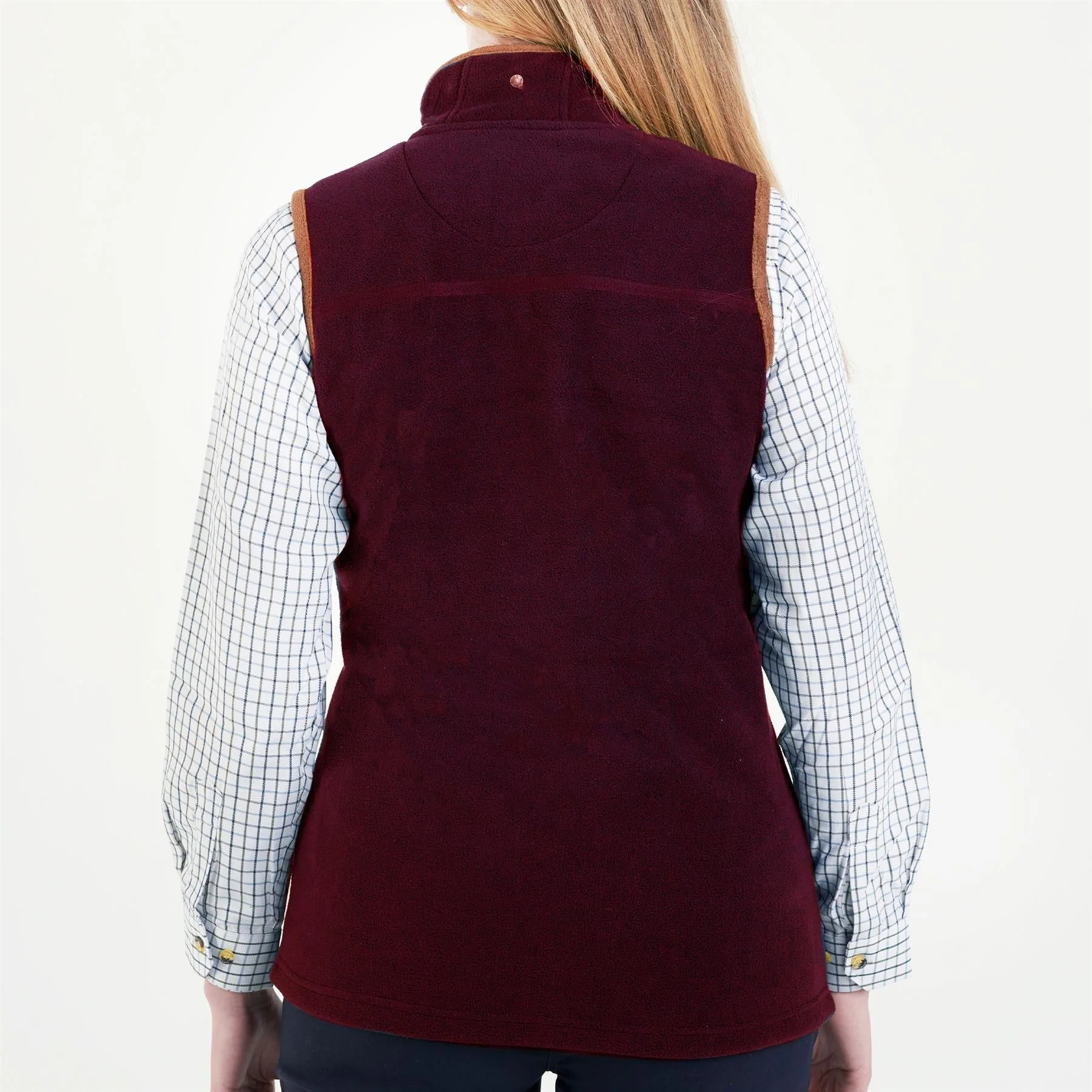 Hazy Blue Womens Sofia Full Zip Fleece Bodywarmer - Image 21