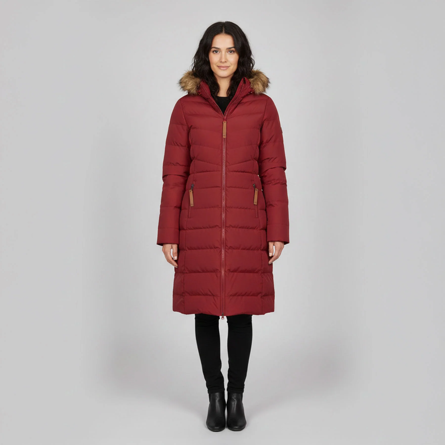 Trespass Audrey Womens Ladies Long Parka Coat - Image 3