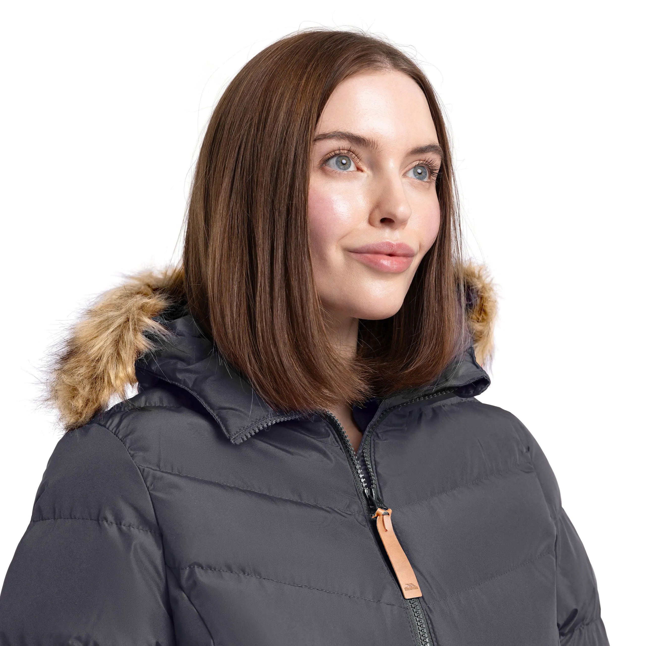 Trespass Audrey Womens Ladies Long Parka Coat - Image 46