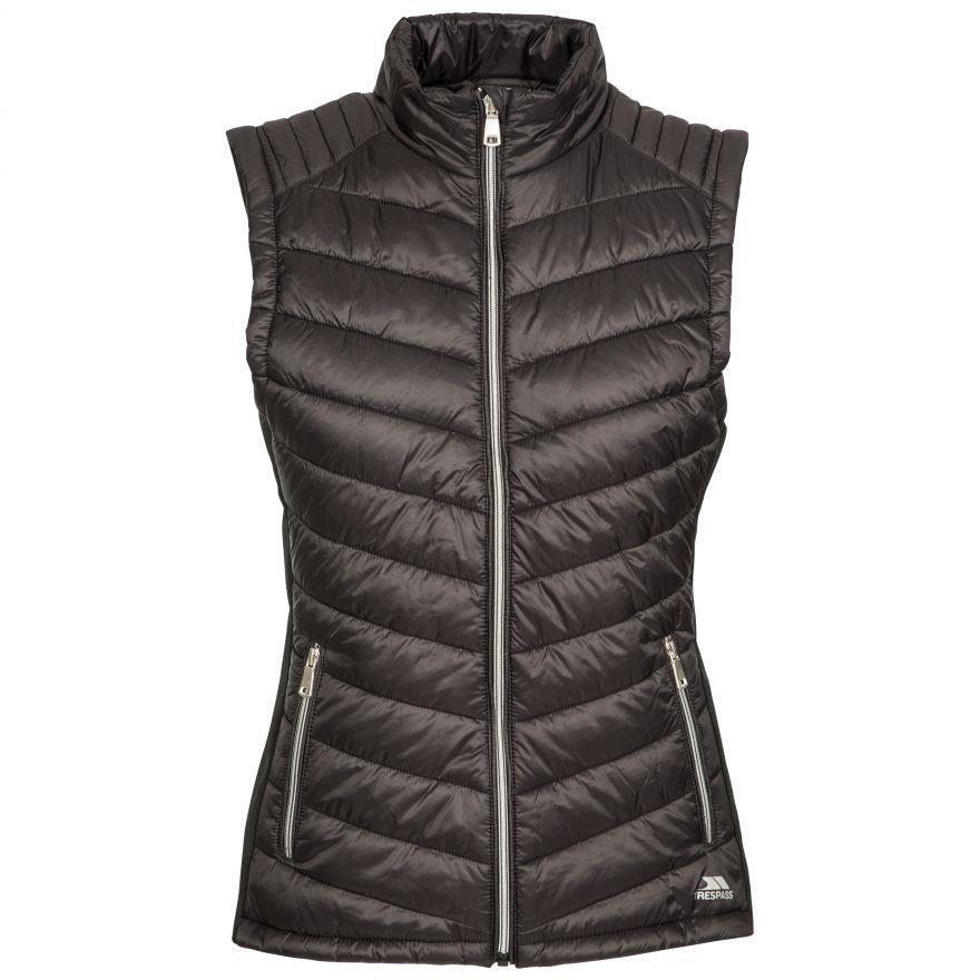 Trespass Elanora Womens Gilet padded Bodywarmer Black - Image 3