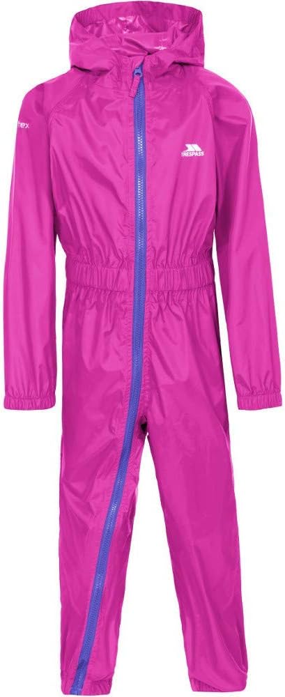 Trespass Kids Button II Rain Suit - Image 2