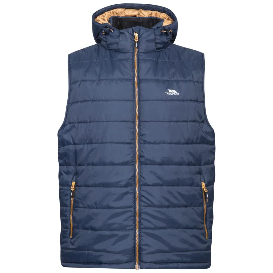 Trespass Mens Franklyn Padded Warm Hooded Insulated Bodywarmer - Image 13
