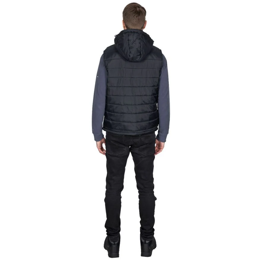 Trespass Mens Franklyn Padded Warm Hooded Insulated Bodywarmer - Image 7