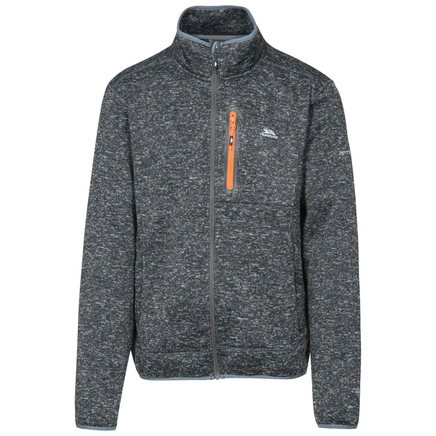 Trespass Mens Marl Fleece Jacket Bingham