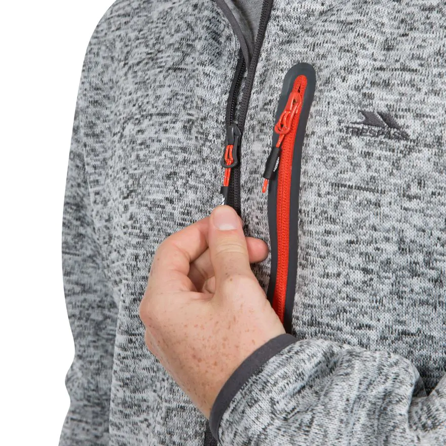 Trespass Mens Marl Fleece Jacket Bingham - Image 20