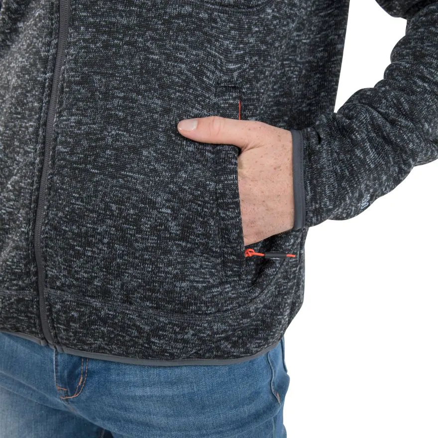 Trespass Mens Marl Fleece Jacket Bingham - Image 6