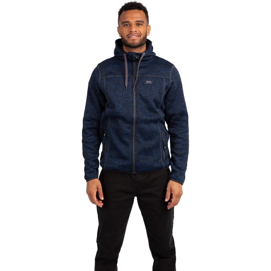 Trespass Mens Odeno B Hooded Full Zip Fleece Jacket - Image 10