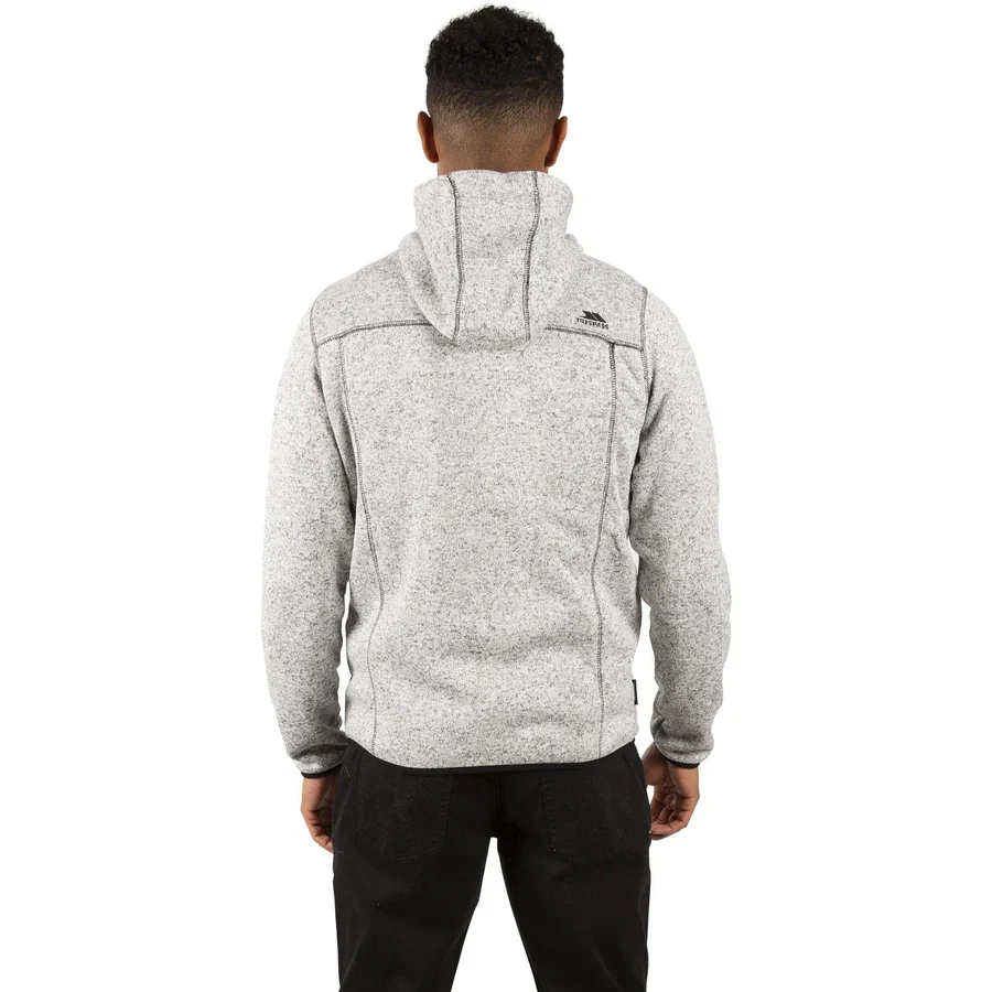 Trespass Mens Odeno B Hooded Full Zip Fleece Jacket - Image 6