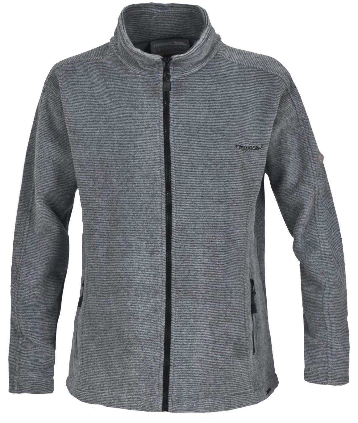 Trespass Minx Womens Full Zipped Ribbed Fleece Jacket - Image 2