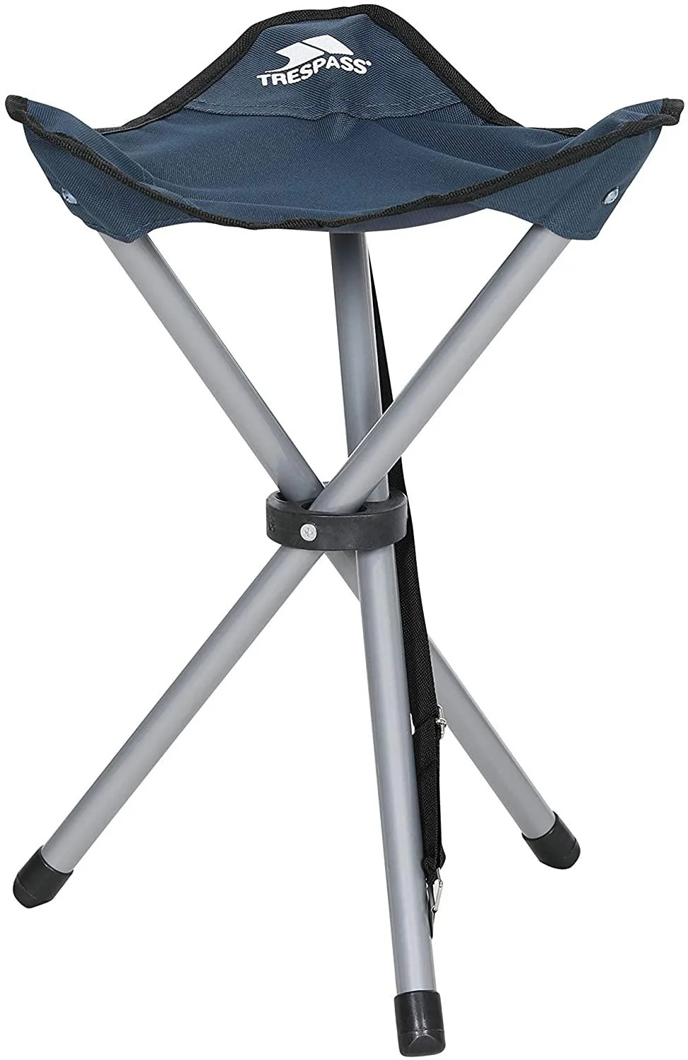 Trespass Ritchie Camping Fishing Folding Tripod Stool Seat Chair + Carrying Bag - Image 12