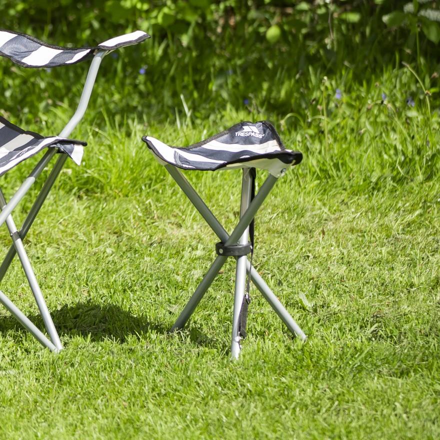 Trespass Ritchie Camping Fishing Folding Tripod Stool Seat Chair + Carrying Bag - Image 15