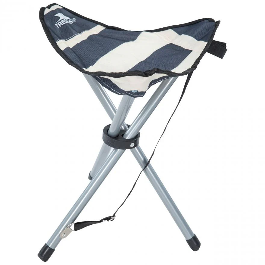 Trespass Ritchie Camping Fishing Folding Tripod Stool Seat Chair + Carrying Bag - Image 16