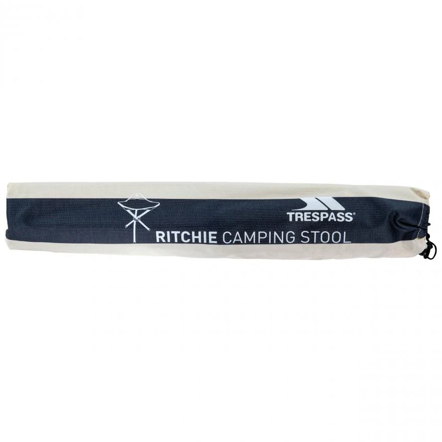 Trespass Ritchie Camping Fishing Folding Tripod Stool Seat Chair + Carrying Bag - Image 17